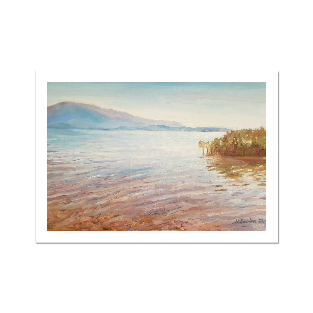 Lake Ohrid | Print Prints Harriet Lawless Artist albania A3 / 16.5"x12" Unframed