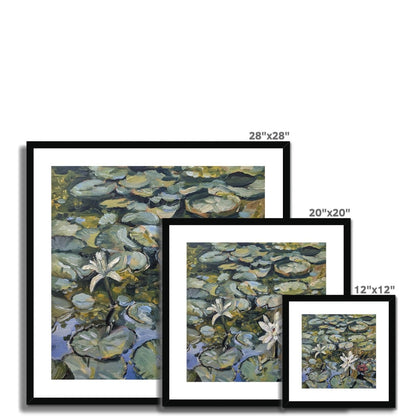 Lilies In Bloom | Print Prints Harriet Lawless Artist argentina flowers 20"x20" / 51x51cm Natural Frame