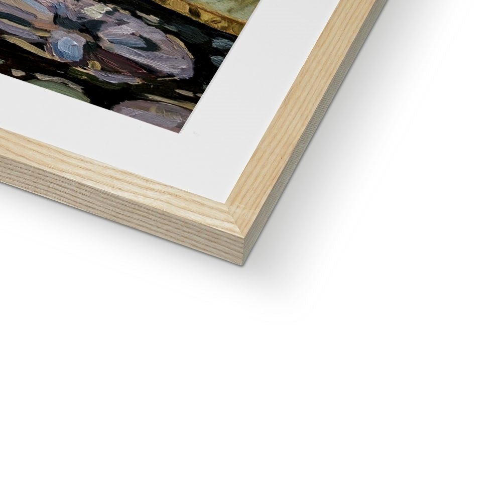 Lily Pond Reflections | Print Prints Harriet Lawless Artist argentina flowers 20"x16" / 51x41cm Natural Frame