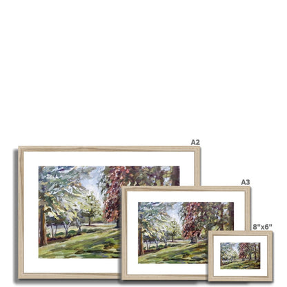 London's St James' Park | Print Prints Harriet Lawless Artist england A3 / 16.5"x12" Natural Frame