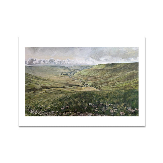 Morning Greens in the Brecon Beacons | Print Fine art Harriet Lawless Artist wales