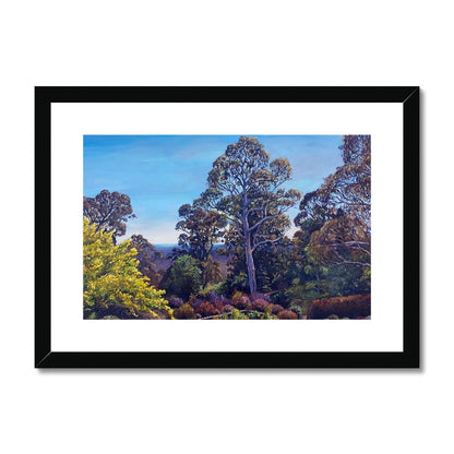 Morning View From Mount Gibraltar | Print Prints Harriet Lawless Artist australia A3 / 16.5"x12" Black Frame