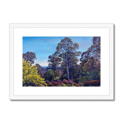 Morning View From Mount Gibraltar | Print Prints Harriet Lawless Artist australia A3 / 16.5"x12" White Frame