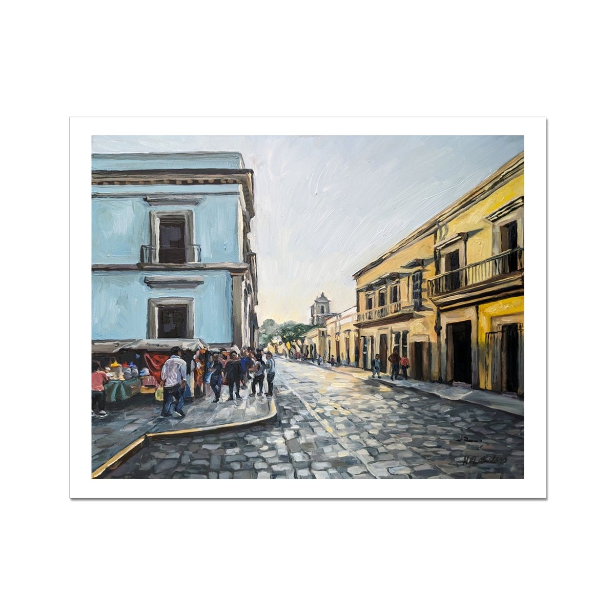 Oaxaca Sunset | Print Prints Harriet Lawless Artist mexico sunset 20"x16" / 51x41cm Unframed