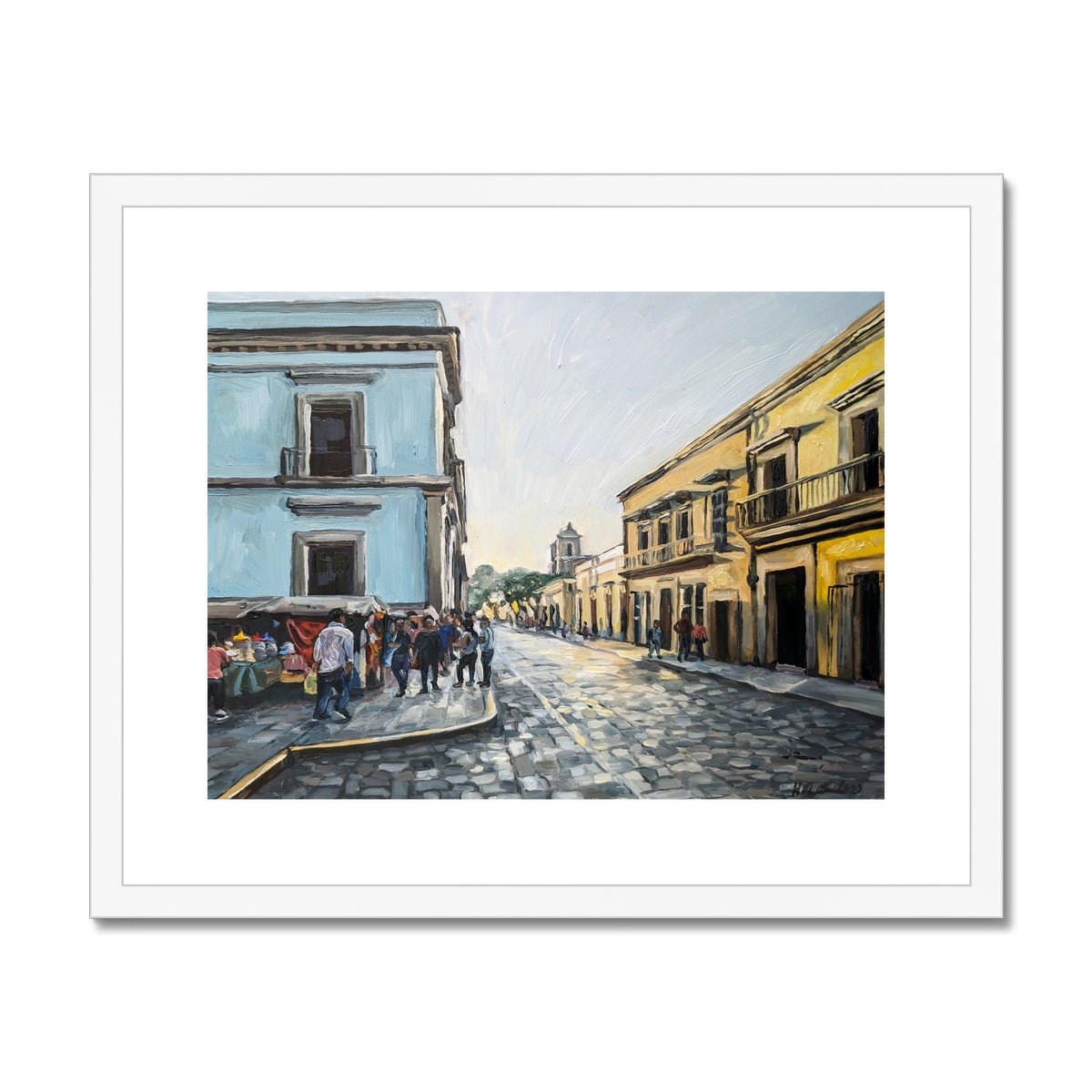 Oaxaca Sunset | Print Prints Harriet Lawless Artist mexico sunset 20"x16" / 51x41cm White Frame