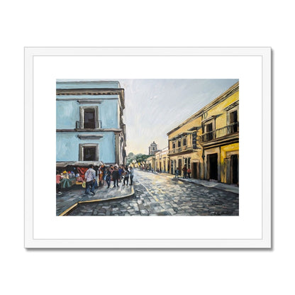 Oaxaca Sunset | Print Prints Harriet Lawless Artist mexico sunset 20"x16" / 51x41cm White Frame