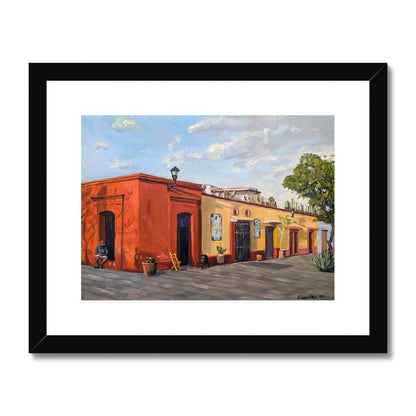 Oaxacan Siesta, Shades of Solace | Framed & Mounted Print Fine art Harriet Lawless Artist mexico