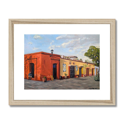 Oaxacan Siesta, Shades of Solace | Framed & Mounted Print Fine art Harriet Lawless Artist mexico