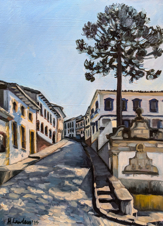 Ouro Preto, Black Gold | Original Painting Original Paintings Harriet Lawless Artist brazil