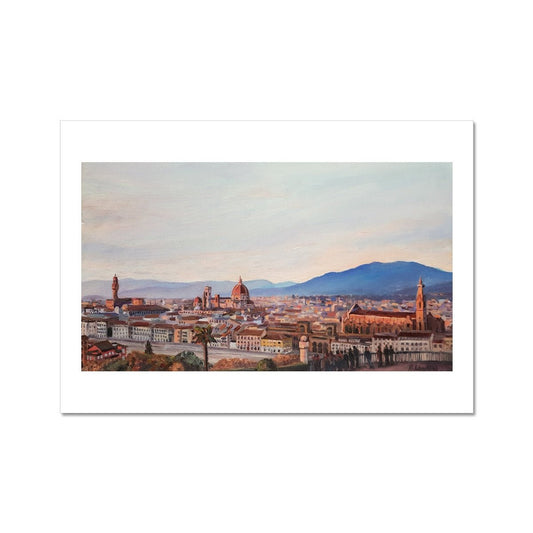 Pastel Sunset in Florence, Italy | Print Fine art Harriet Lawless Artist italy