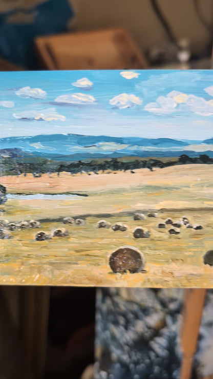 Amber Panorama; Australian Countryside | Original Painting