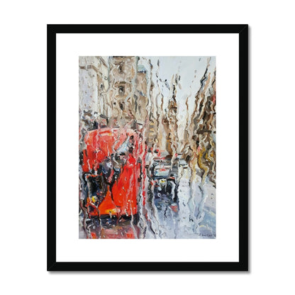 Rainy London in Summertime | Print Prints Harriet Lawless Artist england rainy 16"x20" / 41x51cm Black Frame