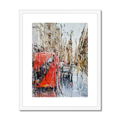 Rainy London in Summertime | Print Prints Harriet Lawless Artist england rainy 16"x20" / 41x51cm White Frame