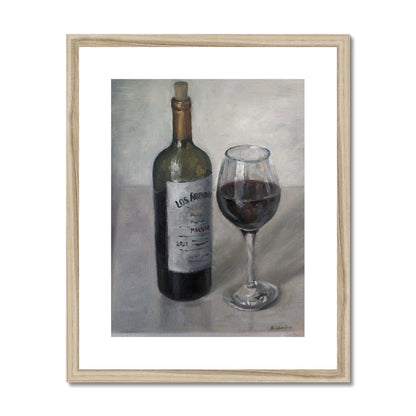 Red Red Wine | Print Prints Harriet Lawless Artist argentina still life 16"x20" / 41x51cm Natural Frame