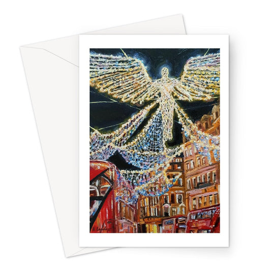 Regent Street Christmas Lights | Greeting Cards Stationery Harriet Lawless Artist england