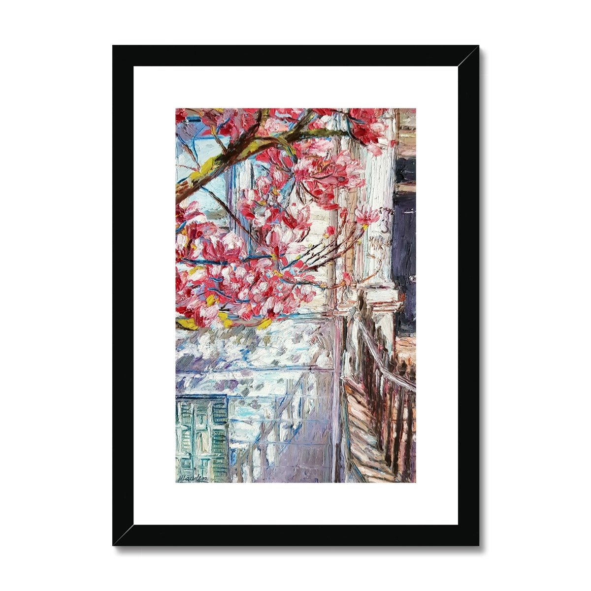 Springtime in London | Print Prints Harriet Lawless Artist england A3 / 12"x16.5" Black Frame