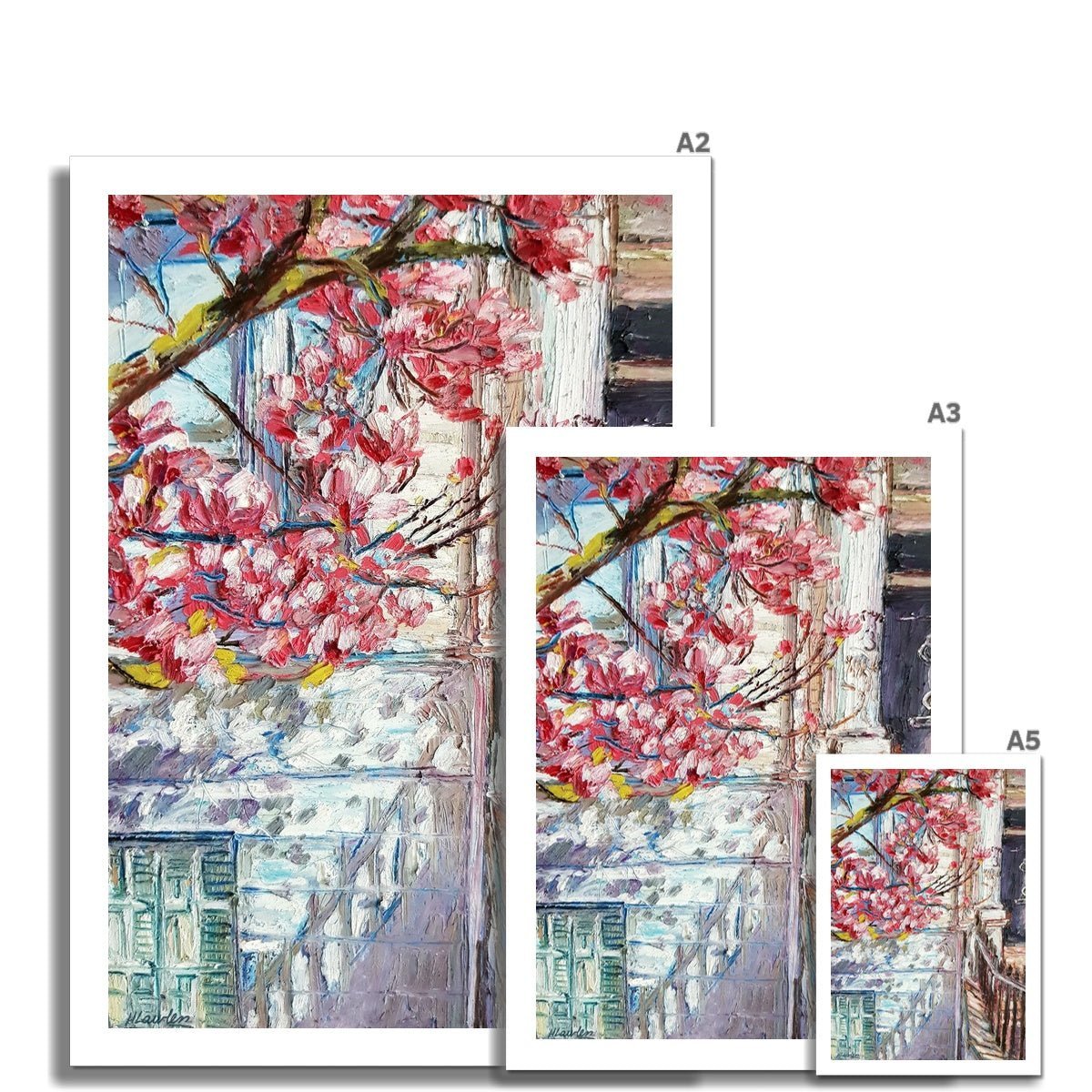 Springtime in London | Print Prints Harriet Lawless Artist england A3 / 12"x16.5" Unframed