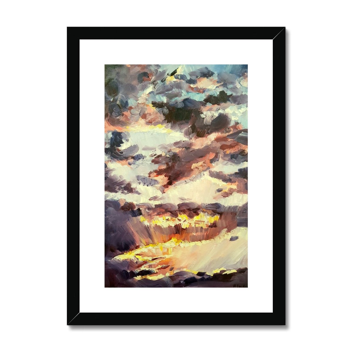 Sunset | Print Prints Harriet Lawless Artist sunset A3 / 12"x16.5" Black Frame