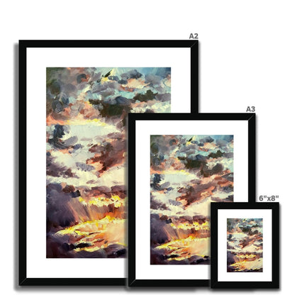 Sunset | Print Prints Harriet Lawless Artist sunset A3 / 12"x16.5" Natural Frame