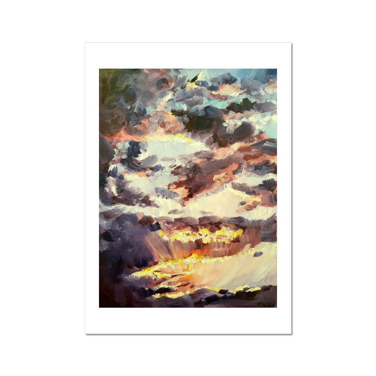 Sunset | Print Prints Harriet Lawless Artist sunset A3 / 12"x16.5" Unframed