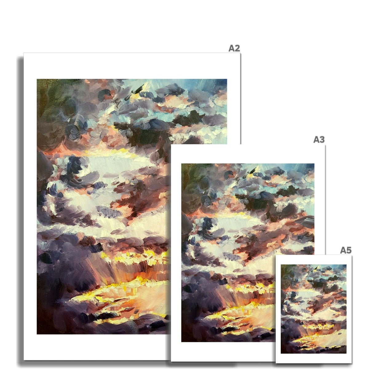 Sunset | Print Prints Harriet Lawless Artist sunset A3 / 12"x16.5" Unframed