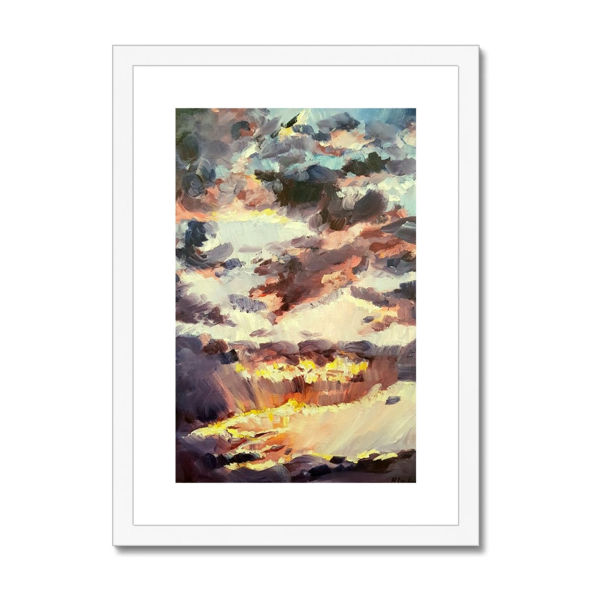 Sunset | Print Prints Harriet Lawless Artist sunset A3 / 12"x16.5" White Frame