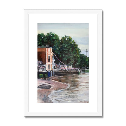 The Trafalgar Tavern, Greenwich | Print Prints Harriet Lawless Artist england A3 / 12"x16.5" White Frame