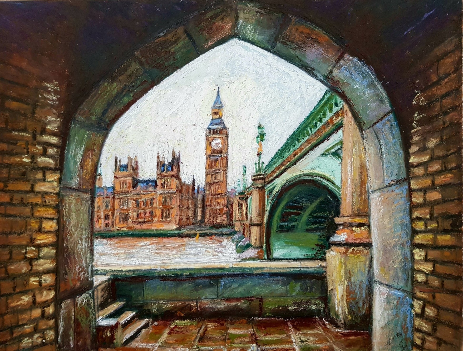 Big Ben, London Original Paintings Harriet Lawless Artist england
