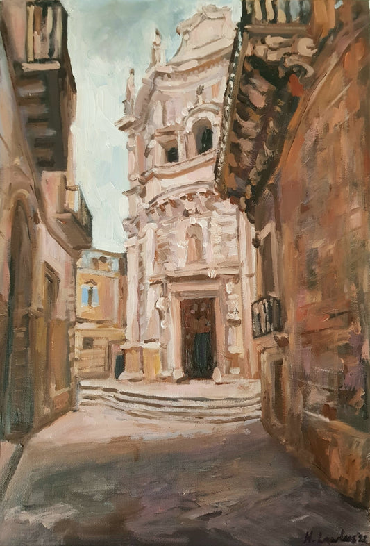 Chiesa di San Matteo | Original Painting Original Paintings Harriet Lawless Artist italy