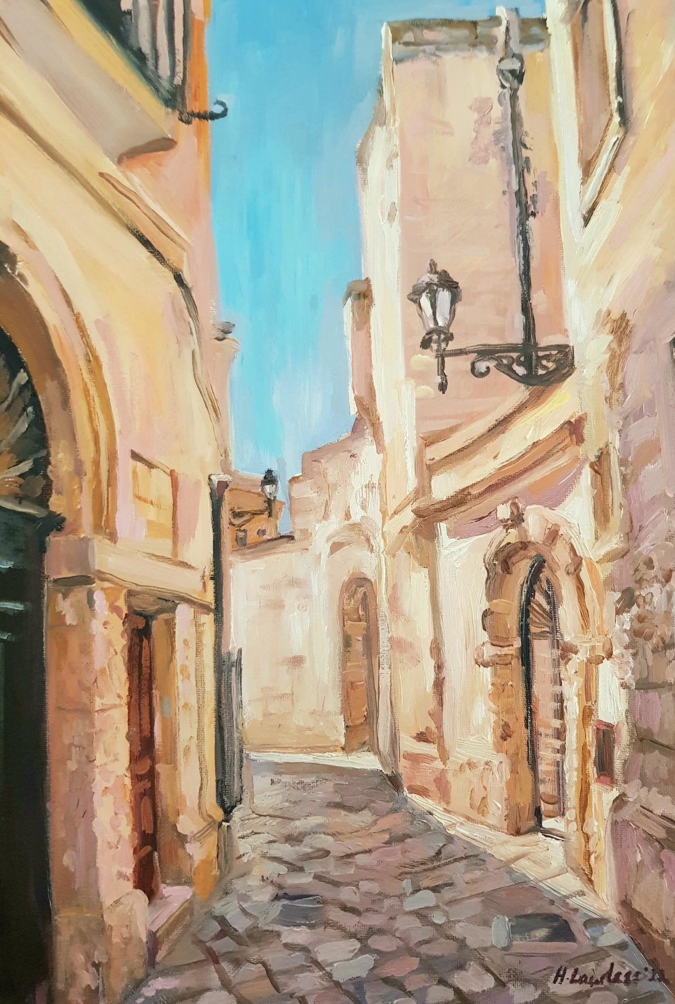 Chiuso a Lecce | Original Painting Original Paintings Harriet Lawless Artist italy