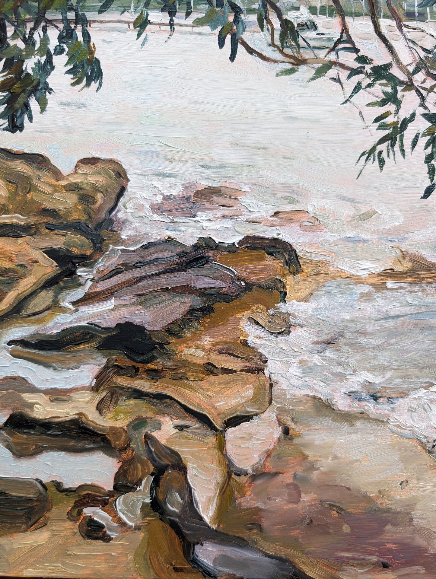Forty Baskets Beach, Manly Cove | Original Painting Original Paintings Harriet Lawless Artist australia