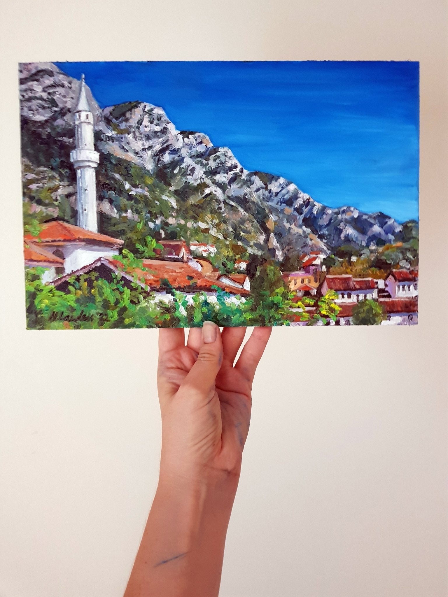 Kruja, Albania | Original Painting Original Paintings Harriet Lawless Artist albania