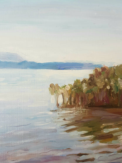 Lake Ohrid, Albania | Original Painting Original Paintings Harriet Lawless Artist albania