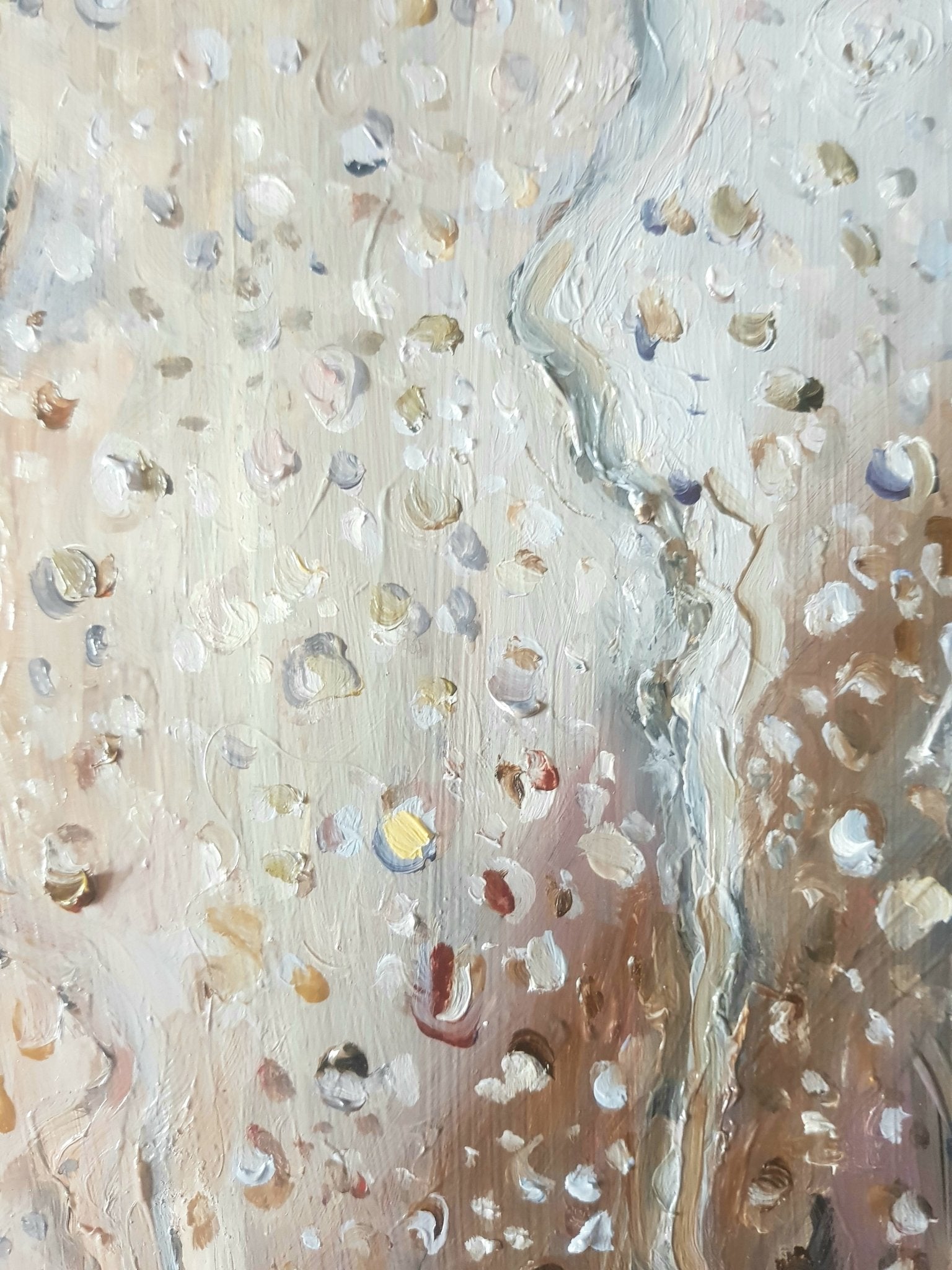 London Rain In The Headlights | Original Painting Original Paintings Harriet Lawless Artist england rainy