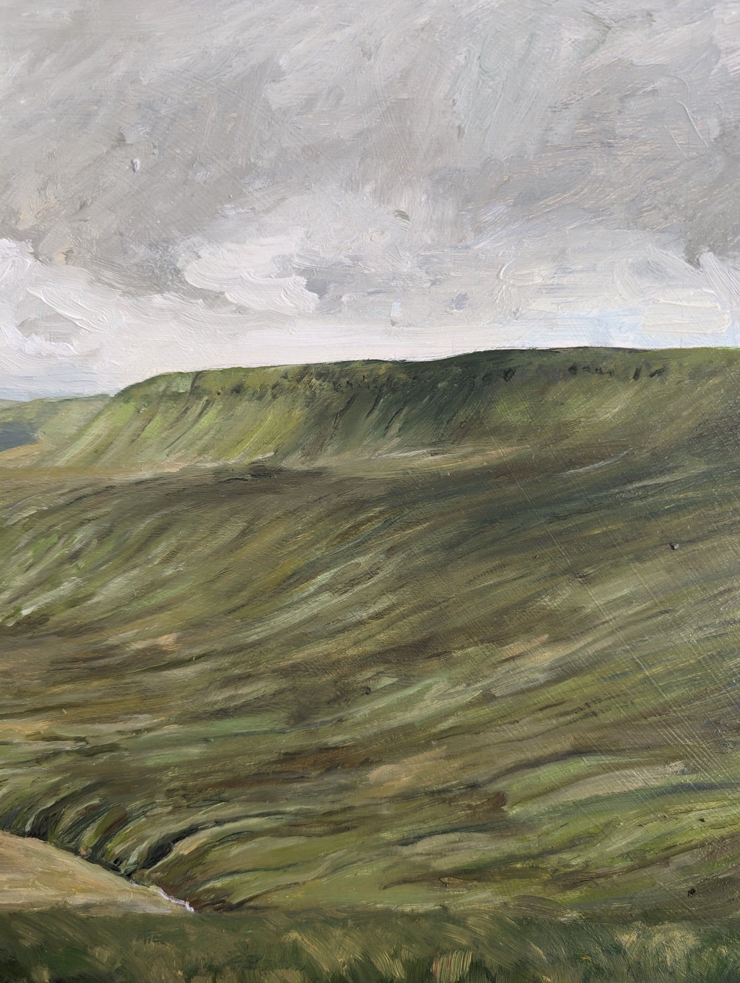 Morning Greens in the Brecon Beacons | Original Painting Original Paintings Harriet Lawless Artist wales