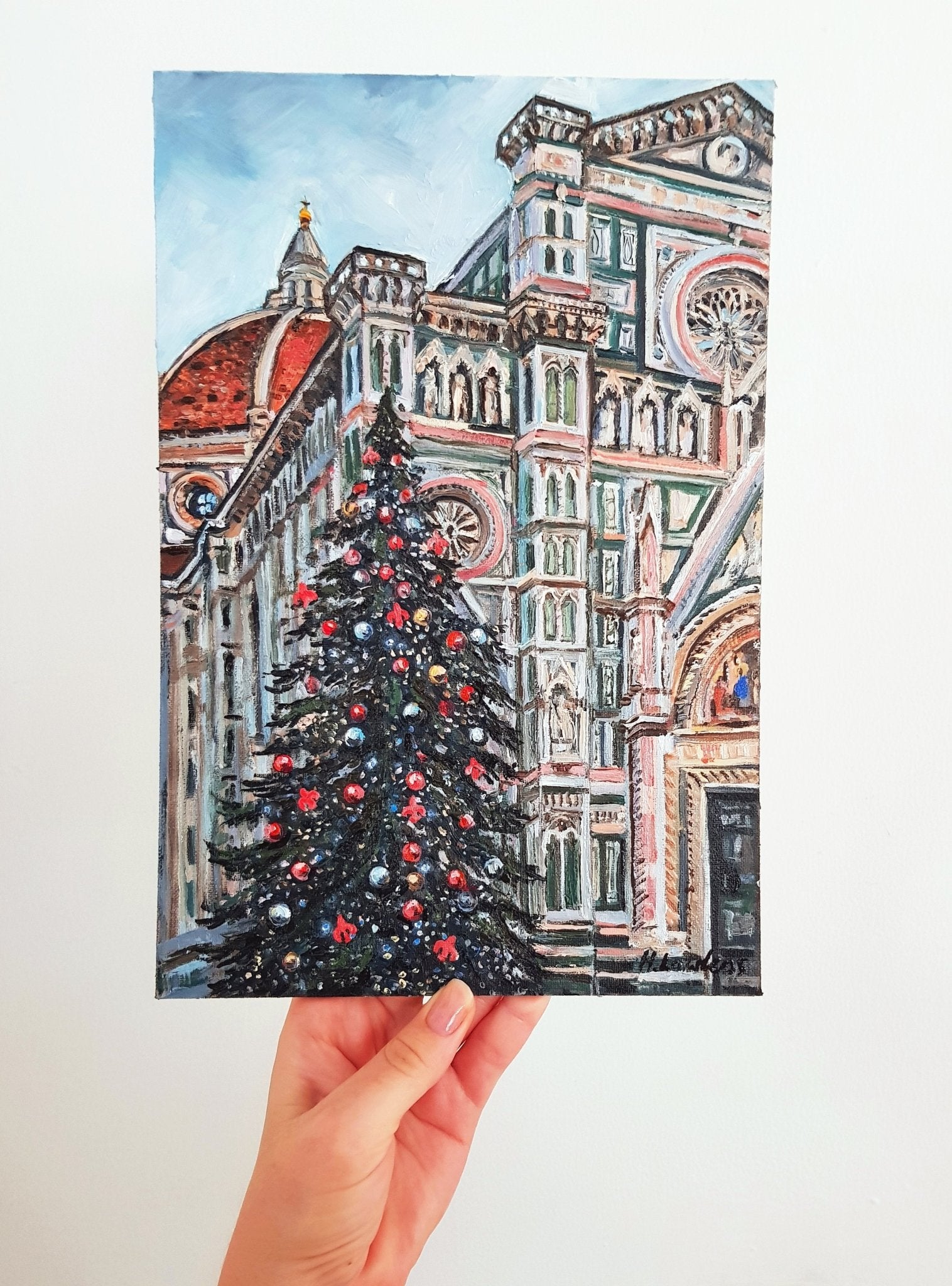 Natale a Firenze | Original Painting Original Paintings Harriet Lawless Artist italy