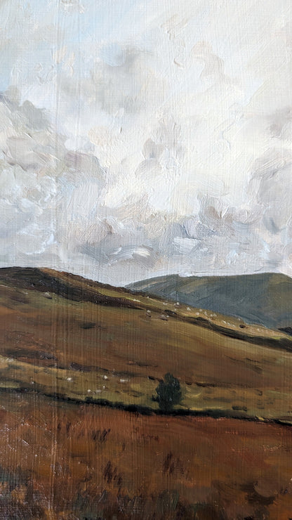 Soft Sunrise Over Pen Y Fan | Original Painting Original Paintings Harriet Lawless Artist wales