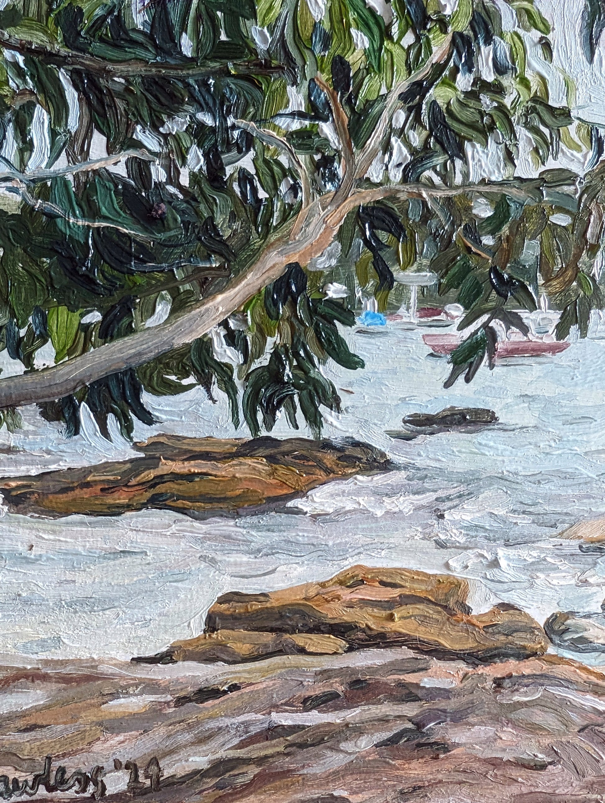 Spit to Manly, Sydney | Original Painting Original Paintings Harriet Lawless Artist australia