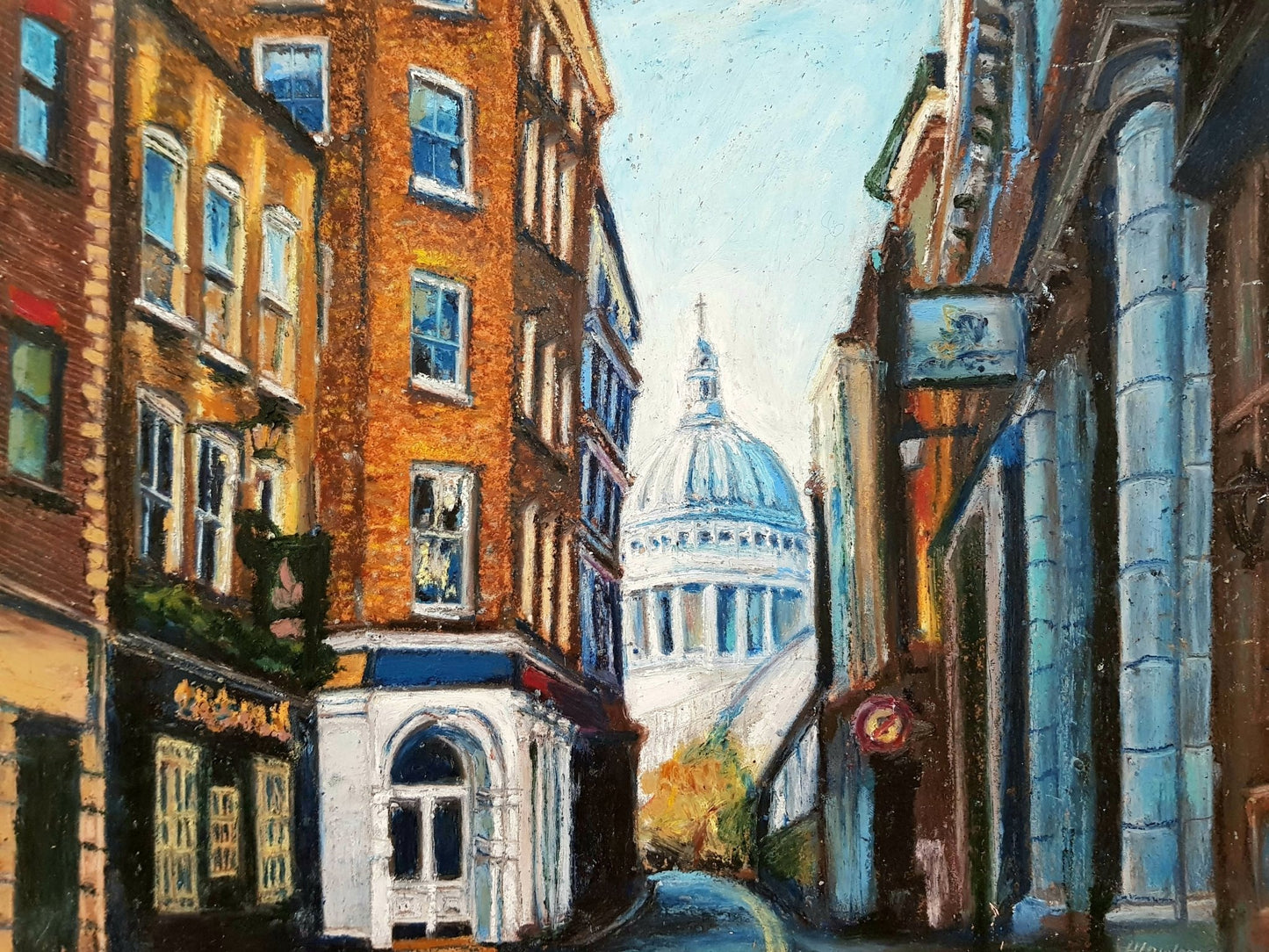 St Pauls Cathedral London Original Paintings Harriet Lawless Artist england